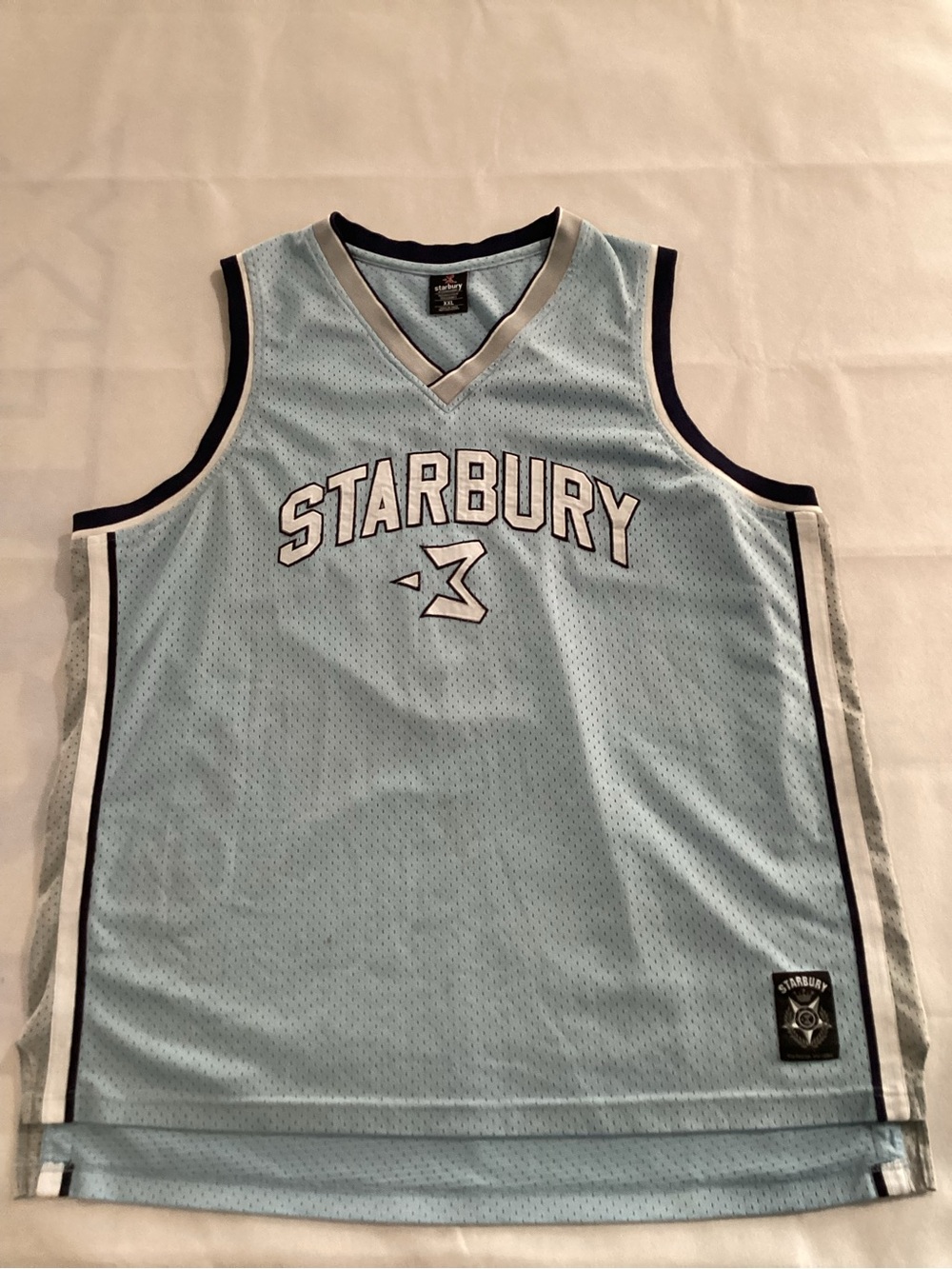 Men’s light blue Jersey  starbury size XXL 7/7